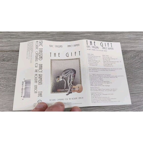 Eric Tingstad & Nancy Rumbel - The Gift - Cassette Tape - 1988 Sona Gaia C-151 - Picture 5 of 6